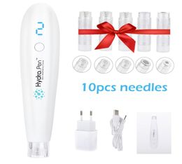 Wireless Hydra Pen H2 Professional Microneedling Pen Hydrapen Hydra Roller Pen Automatic Serum Applicator with 10 Cartridges3475024