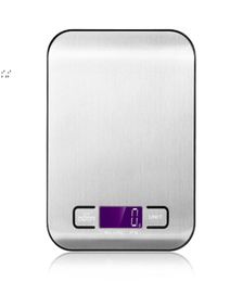 5KG 10KG1g Kitchen Scale Baking Tools Stainless Steel Portable food Weighing Scale Foods Measuring Tool LCD Digital Electronic Sc5840709