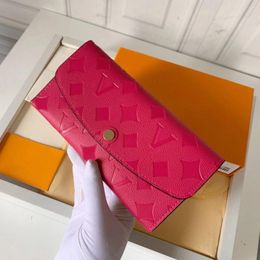 10A Fashion Card For Wallets Clutch Purses Designer Woman Letter Flower Envelope Small Holder Fashion Luxurys Embossed Djlgm