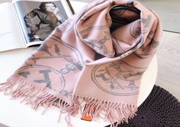 Casual Fashion Scarf New Luxury Plaid Velvet Scarfs Winter Mens Womens Fasion Muffler Cashmere Neckerchief Scarves 20100702Q2052438