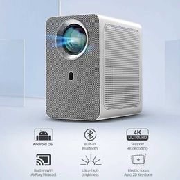 Projectors AUN ET50S Android Projector Full HD 1080P WIFI 3D Home Theatre LED Mini Video Projector Portable Cinema Sync iOS 4K Movie TV J240509