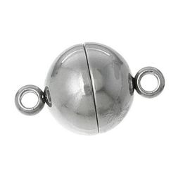 20 pcs Stainless Steel Magnetic Clasps Round dull For Jewellery making necklace Bracelet DIY Jewellery Findings 6568075