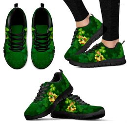 Casual Shoes INSTANTARTS St. Patrick's Day Design Sneakers Leprechauns Print Comfortable Summer Lace Up Basketball Zapatos