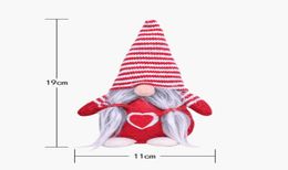 Cute Santa Claus Long Hat New Year Christmas Decor Handmade Collectible Dolls Christmas Decorations for Home ornament Gift6691664