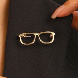 Brooches Fashion Mini Glasses Brooch For Men Women Trendy Lovely Eyeglasses Frames Pins Jewellery Birthday Party Gift Cool Thing