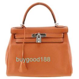 Top Ladies Designer Kaelliy Bag 28 Handbag 2WAYShoulder Who Orange Togo Women high quality daily practical large capacity