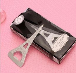 The Eiffel Tower bottle opener wedding Favours with gift box packaging Creative novelty home party items 10pcs ship5075649