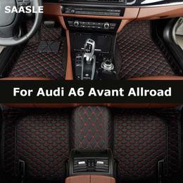 Floor Mats Carpets SAASLE Custom Car Floor Mats For Audi A6 Avant Allroad Auto Carpets Foot Coche Accessorie T240509