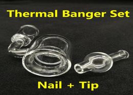 New Design XXL Quartz Thermal Banger NailBubble carb cap 10mm 14mm 18mm male female 90 45 Degrees 100 real quartz banger nails4422581