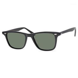 Multi-style Sunglasses frame men and women frame square Sunglasses Ollis 5437U Acetate Polarized Hand made rivet1 220G