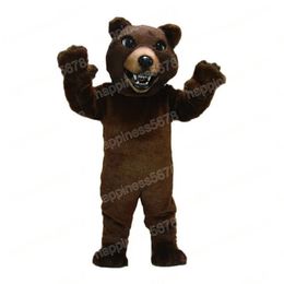 2024 New Brown Bear Mascot Costumes high quality Cartoon Character Outfit Suit Carnival Adults Size Halloween Christmas Party Carnival Party