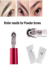 New arrving roller pin needles for fog shading very easy Colouring microblading needles for eyebrow makeup permanent makeup needles2726032