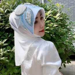 Ethnic Clothing Hijab Muslim Women Shawl Headscarf Free Luxury Tassels Scarf Malaysia Prayer Kufi Islam Saudi Arabia Fashion 05200