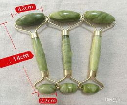 Health Natural Facial Beauty Massage Tool Jade Roller Face Thin massager Face Lose weight Beauty Care Roller Tool 100 pcs DHL6564595