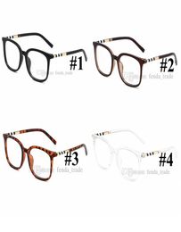 Clean Clear Frame Clear lens 4 Colours sunglasses for men women glasses leopard frames sunglasses women PC frame new 10PCS Fast Shi8224513