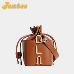 Totes Jamhoo Design Box Bag Women Handbag Clutch Fashion Vintage Shoudler Hobos Messenger Lady Shiny HoboBags