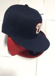 Nationals W letter Baseball caps Bone Casquette Hip Hop for Men Women Gorras Chapeu Fitted Hats9954822