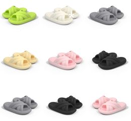 summer new produc slippers designer for women shoes Green White Black Pink Grey slipper sandals fashion-044 womens flat slides GAI outdoor shoes2024