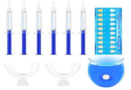 Tooth Whiten Kit With Led Light Whitening Oral Care Teeth Whitener Dental Equipment 3ml Gel 6pcs Set7744056