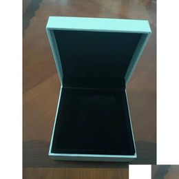 Jewellery Boxes Fashion Gift Box White Bracelet Ring Packaging Fit Original European Charm Fine Drop Delivery Display Dhos5