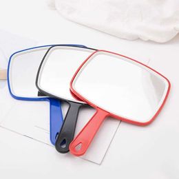 Compact Mirrors 1 portable headlamp makeup mirror salon style handheld folding double-sided vanity travel tool Q240509