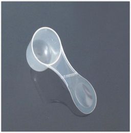 10g gram 20ML HDPE Spoon Plastic Scoop Measuring Tool for Liquid medical powder transparent 200pcslot OP947B3367671