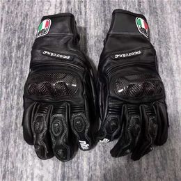 Touring Gloves AGV gloves Motorcycle carbon fiber cycling breathable and anti drop leather racing motorcycle for men women in spring anEAX6