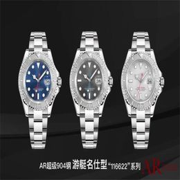 AR 116622 montre de luxe mens watches 40mm 3135 automatic movement 904L fine steel watch case Wristwatches waterproof 316H