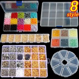 Jewellery Pouches DIY Transparent Packaging Boxes Removable Dividers Containers Rings Beads Earrings Storage Box Plastic Organiser Case