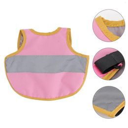 Dog Apparel Poultry Reflective Vest Decorative Pet Chicken Costume Duck Clothing Striped Tank Top