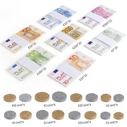 Prop Money Toy Copy Currency Euro 5 10 20 50 100 200 500 Counterfeit Commemorative Coin Toy Children's Christmas Gift or Video Movie