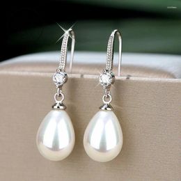 Dangle Earrings DRlove Pear Shaped Simulated Pearl For Women Graceful Bridal Accessories Wedding Jewellery 2024 Statement