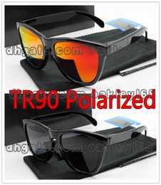 High Quality Outdoor Brand Frog Skin 9245 Sunglasses TR90 Frame Men And Women Polarised Sunglasses With Case And Box4565429