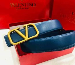 Belts Designer Luxury single lap independent packaging Colour 38 belt V home smooth buckle women039s letter simple and versatil1175220