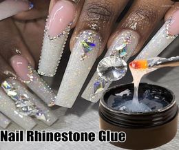 Nail Gel 20ML Art Glue FastDry Adhesive Acrylic False Tips 3D Decoration Rhinestone DIY Transparent Manicure Tool3617680