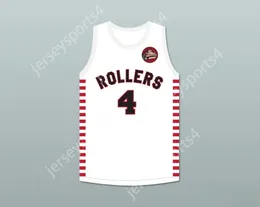 CUSTOM NAY Mens Youth/Kids DINO MARTIN 4 PROVIDENCE STEAMROLLERS WHITE BASKETBALL JERSEY WITH PATCH 1 TOP Stitched S-6XL
