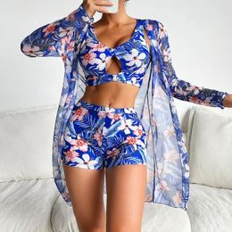 Women's Swimwear Summer Sexy Multi Swim Bra Tops For Women Shirt And Shorts Bathing Suits Two Piece