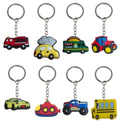 Charms Transportation 1 Keychain Keychains For Backpack Key Chain Kid Boy Girl Party Favors Gift Boys Keyring Suitable Schoolbag Cool Otldp