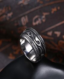 Ancient Mayan Fashion Ring Mens Atainless Steel Jewellery Designer Jewellery Hip Hop Punk Style Mens Rings Biker Rings Size 8-122690192