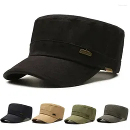 Berets Men's Spring And Autumn Sunshade Flat Hat Fashion Casual Outdoor Sports Cap Fishing Breathable Sun