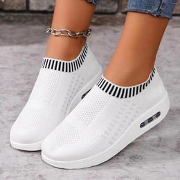 Casual Shoes Ladies On Sale Women Thick Sole Wedge Sneakers Fashionable Outdoor Comfortable Women'S Sports