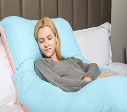 Full Body Pregnancy Pillow UShaped Maternity Pillow for Pregnant Women with Cotton CoverGreat for AnyoneLight Multi4455855