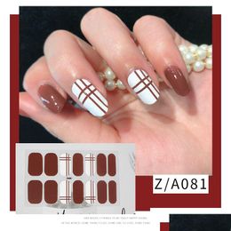 Stickers Decals Trendy 3D Nail - Semi-Cured Gel Art For Japanese And Korean Polish Drop Delivery Health Beauty Salon Dhqyn