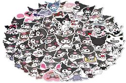 100 Pieces of Cartoon Coolomi Kuromi Graffiti Stickers Skateboard Guitar Waterproof No Glue Sticker EZB24297366