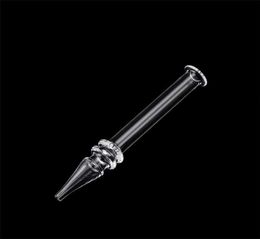 5 Inches Quartz Dab Straw Portable Pen Style Dab Heat Fast Mini NC Clear Quartz Tips Dab Tube For Wax Smoking Rigs6053809