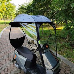 Raincoats Electric Bike Canopy Thick Shed Umbrella Motorcycle Battery Car Sun Protection Rain Proof Windshield