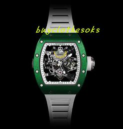 Начальные часы дизайнер роскошные часы Classic Limited Edition RM38-01 Bubba Watson Tourbillon Watch Ручной турбиллин