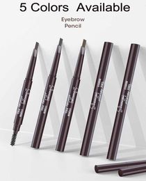 Eyebrow Enhancers Tint Cosmetics Natural Long Lasting Paint Tattoo Eyebrow Waterproof Black Brown Eyebrow Pencil Makeup Tool Packa7216055