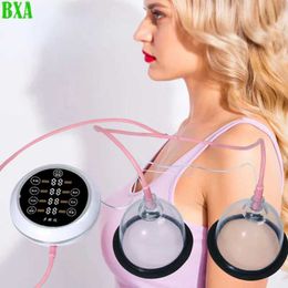 Bust Enhancer New electric breast enhancement instrument vacuum pump cup massage machine chest lifting forceps device 2 cups Q240509