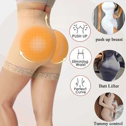Waist Tummy Shaper Fajas Colombianas Booster Shaping Tight Bra Push Up High Underwear Abdominal Control Hip Enhancement Q240509